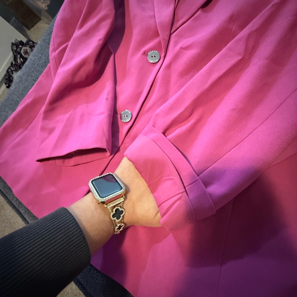 Tahari Pink Blazer - Picture 7 of 7